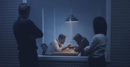 interrogation room criminal police